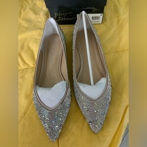 Gently worn once Betsey Johnson Women's Sparkling Flats
